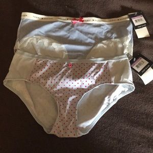 Two brand new Tommy Hilfiger hipster panties